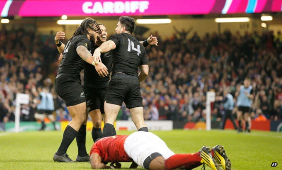 Ruthless All Blacks demolish France to reach semifinals
