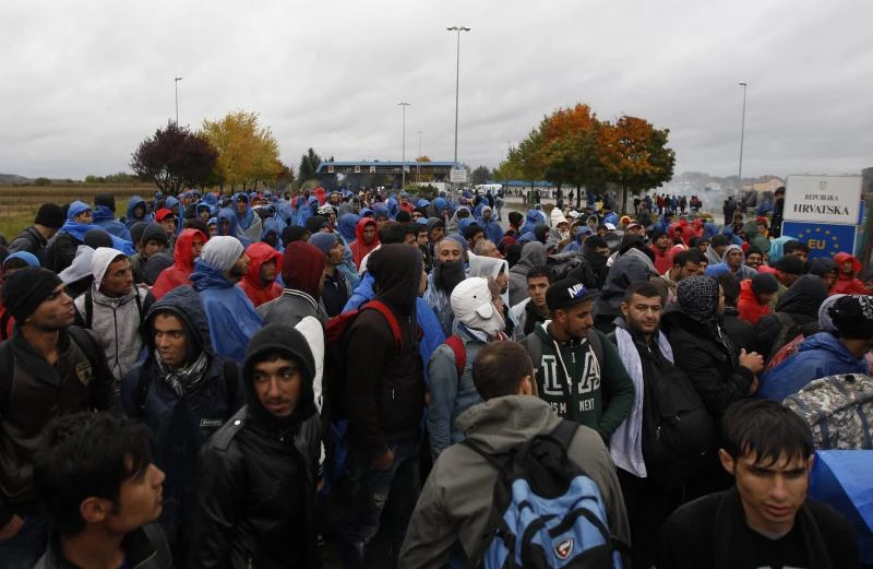Backlog of migrants swells in the Balkans, tempers fray