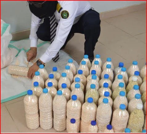 Attempt to smuggle narcotic pills foiled