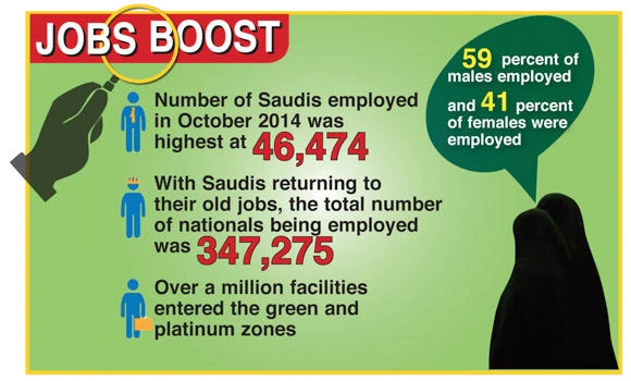 Saudis get over 322,000 jobs in private sector alone