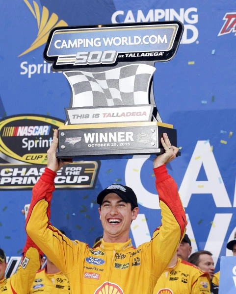 Joey Logano wins with controversial finish at Talladega