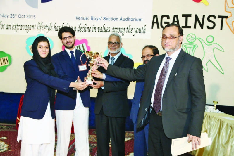 Indian students win laurels at lively debate contest