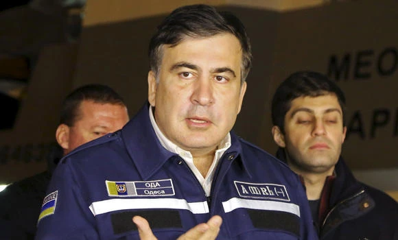 Ex-Georgian president suffers blow