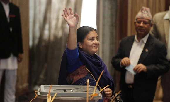 Nepal’s parliament elects nation’s first female president