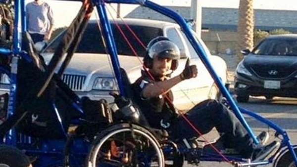 Defying disability, ex-airman soars