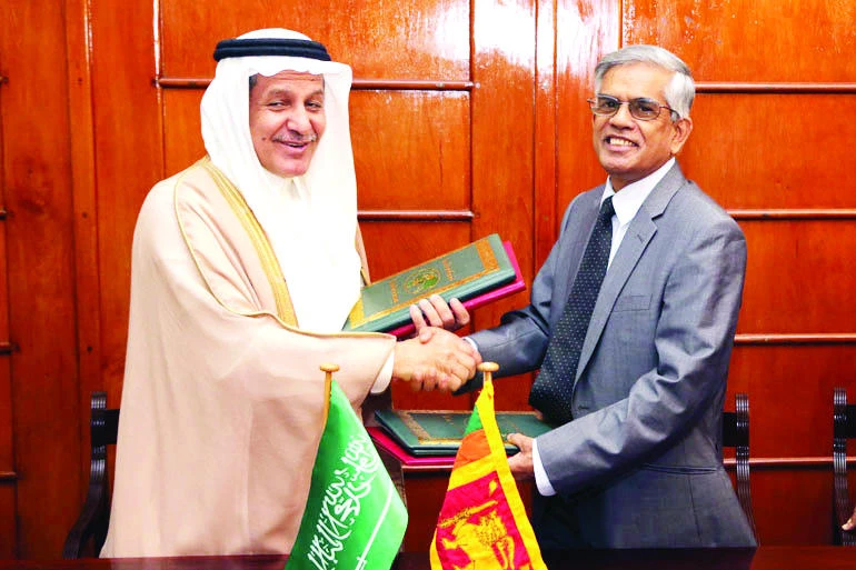 KSA aid body signs two loan deals with Lanka