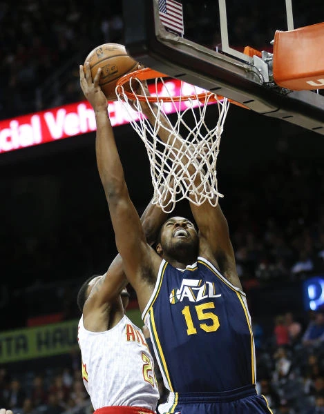 Jazz halt skid with 97-97 triumph over Hawks