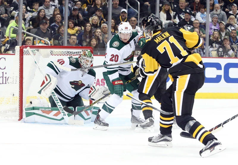 Malkin leads Penguins past Wild 4-3