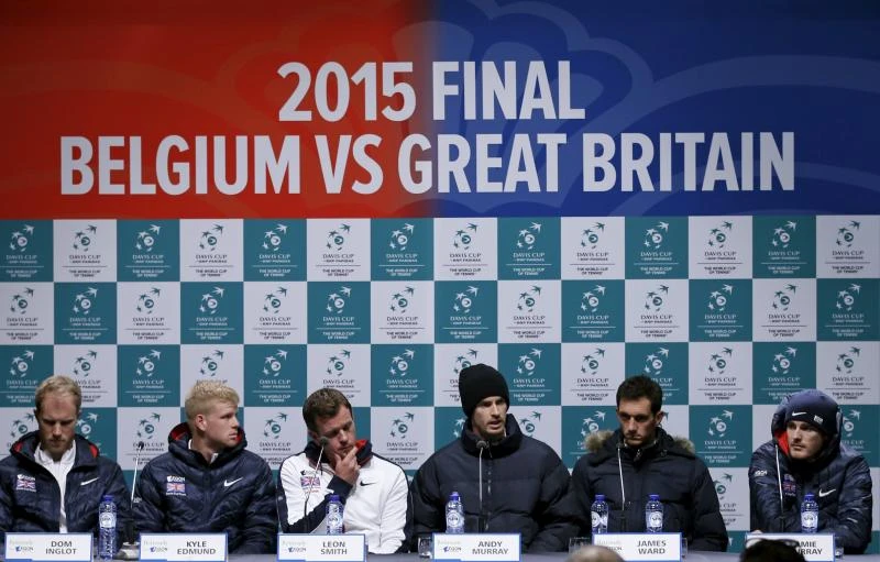 Murray the key as Britain and Belgium contest Davis Cup final
