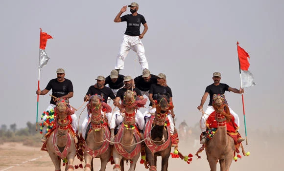 Pakistan has an answer to India's camel-mounted military band
