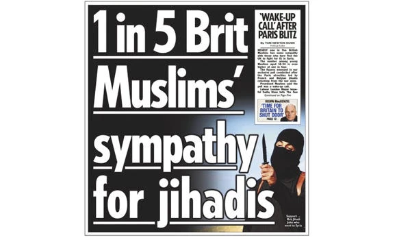 The Times eats
crow over claiming
every fifth British Muslim extremist