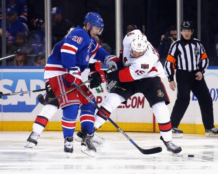 Rangers beat Senators to go top of Metro division