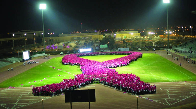 Pink ribbon draws attention to rising breast cancer cases