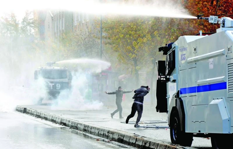 Police, protesters clash in Diyarbakir; curfew imposed
