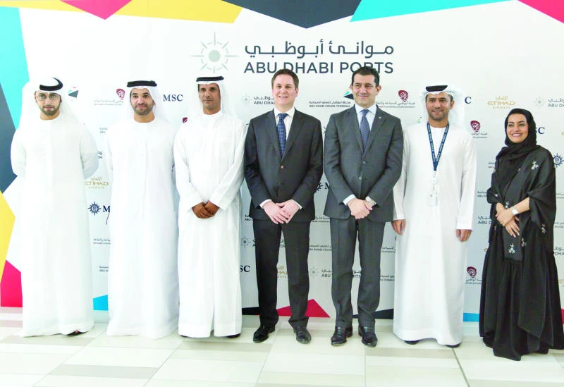 Etihad opens new cruise terminal by flying guests for inaugural voyage