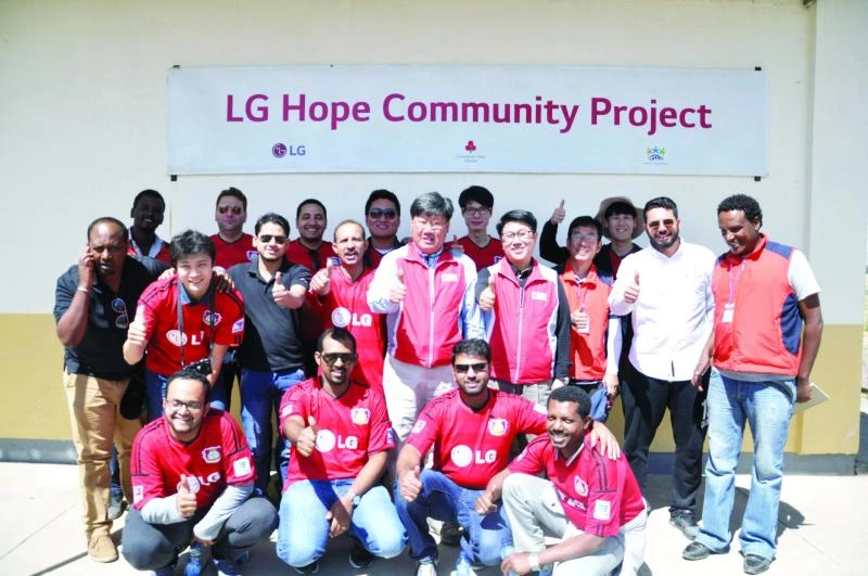 LG’s Dream Team presents CSR programs during Ethiopian tour