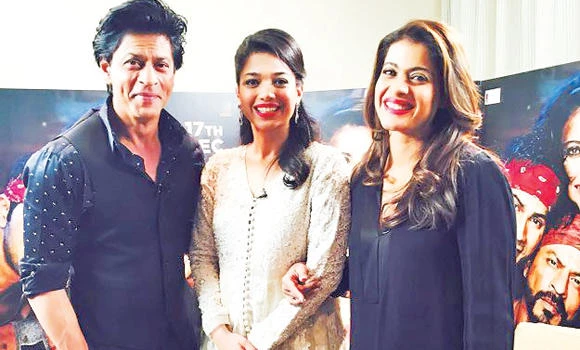 Sanam, Shaishta host SRK, Kajol on their morning shows