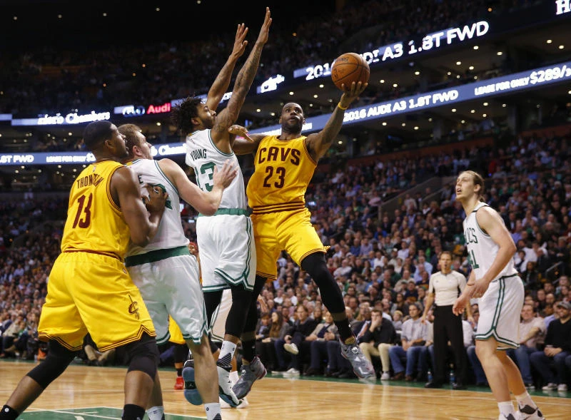 LeBron, Love lead Cavaliers over Celtics