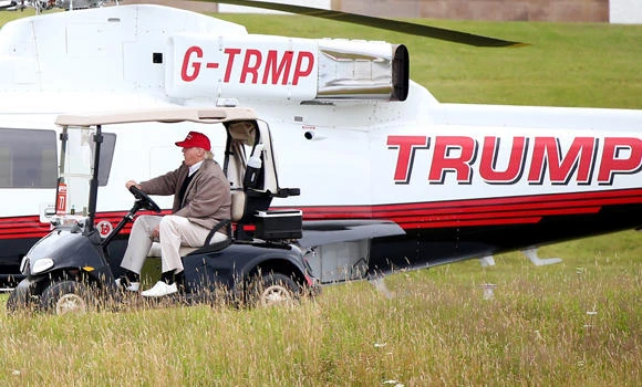 Trump clashes with Scottish govt after wind farm blow