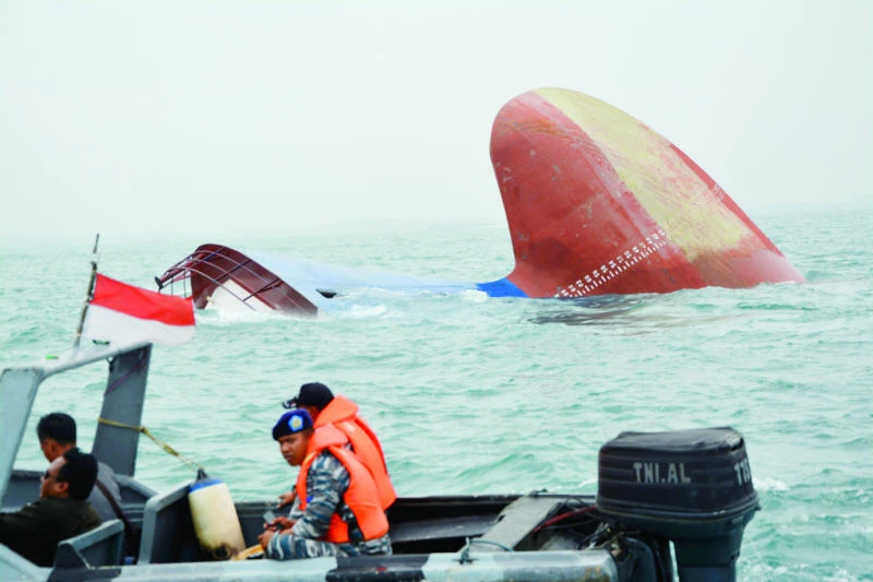 6 Filipinos missing after ship sinks near Indonesia