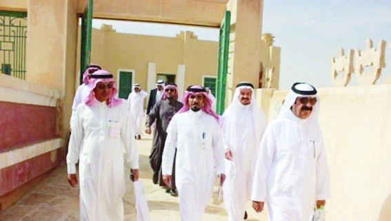 Al-Kharj landmarks impress retired officers