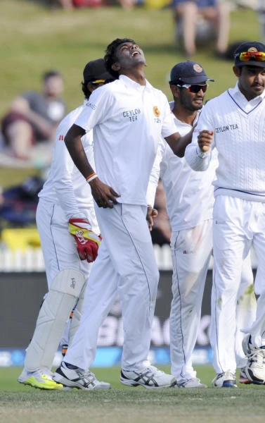 Chameera’s blitz puts Sri Lanka on top