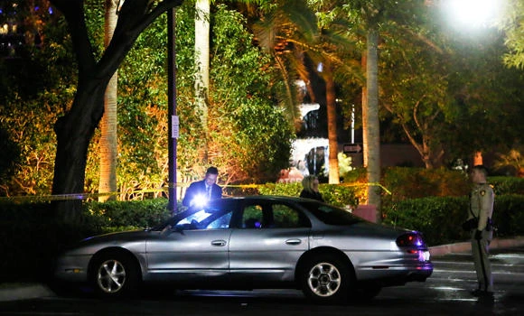 One dies after car hits crowds of pedestrians on Vegas Strip