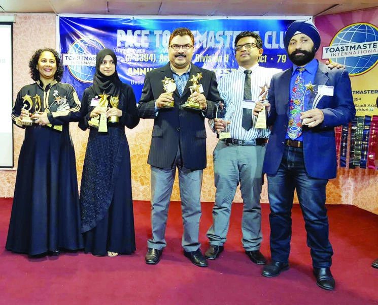 Contestants shine at Toastmasters annual event