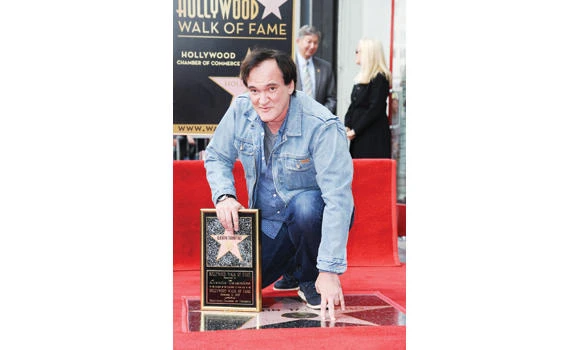 Tarantino gets star on Hollywood Walk of Fame