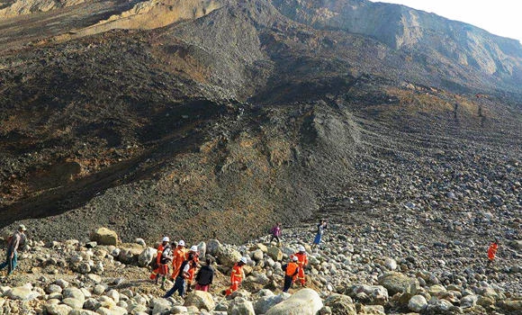Dozens missing after Myanmar landslide