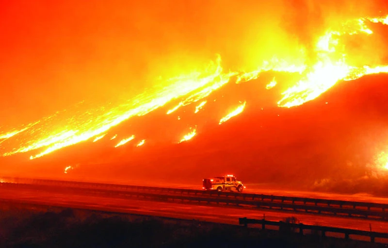 California wildfire burns 1,200 acres