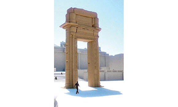 Giant Palmyra arch replicas to go on show in London, NY