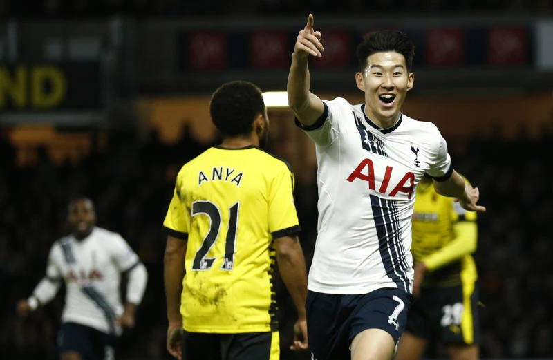 Son sends Spurs third, Van Gaal on knife-edge