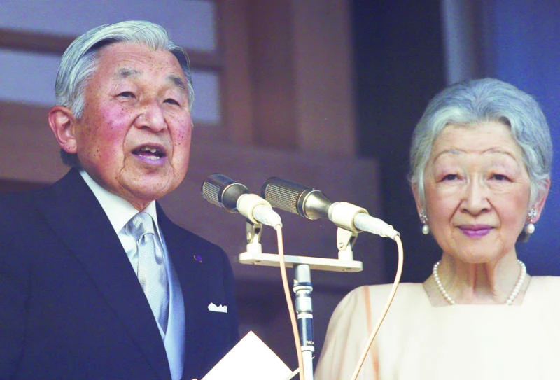 Japan’s emperor wishes for peace in New Year’s appearance