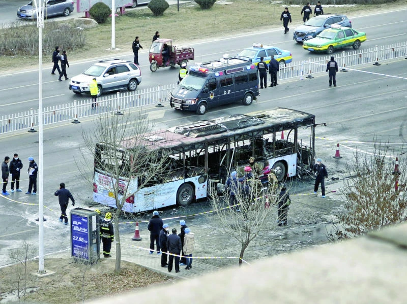 Upset over financial dispute, man puts bus on fire; 17 dead