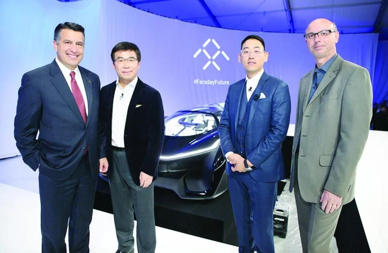 Faraday reveals sleek, sporty concept car in Vegas