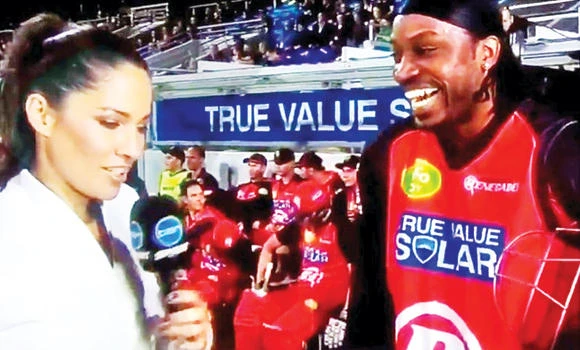 Chris Gayle fined for sexist comments to reporter