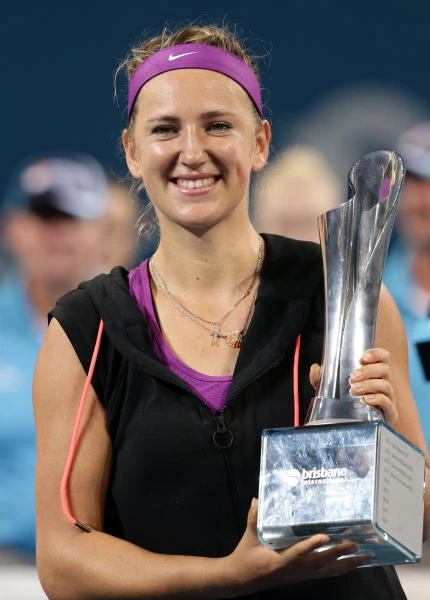Azarenka brushes aside Kerber for Brisbane crown