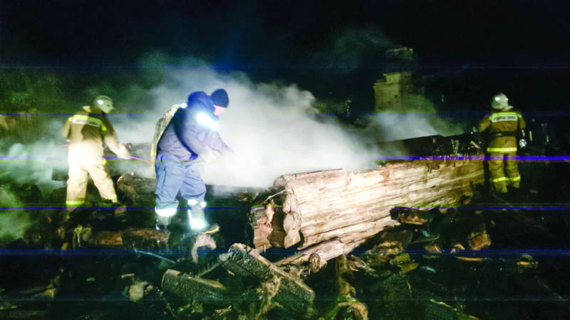5 children, woman dead in Russian fire