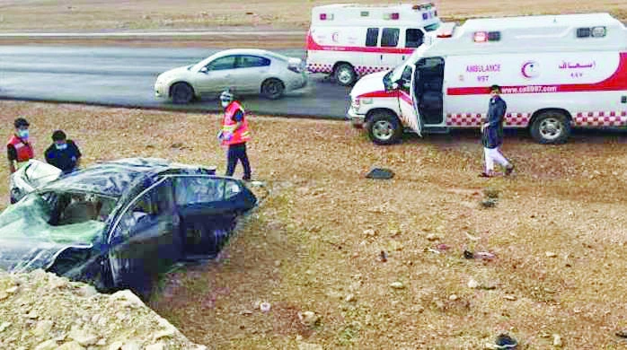 Road accidents claim 5 lives