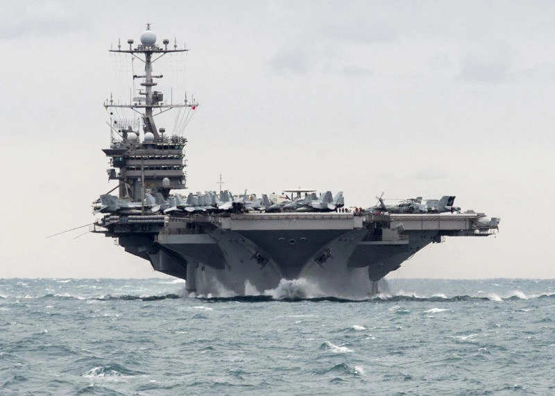 US releases video it says shows Iranian rockets near American warships