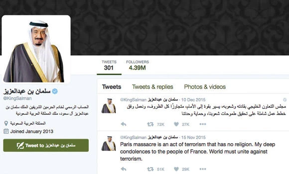 King’s 19 tweets receive 3 million responses