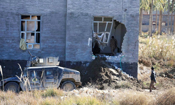 Terror cash stockpile blown up