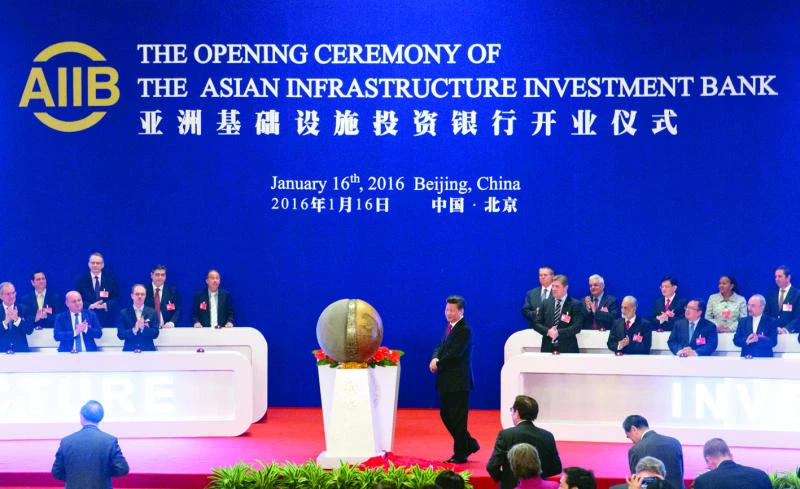 China launches new AIIB development bank