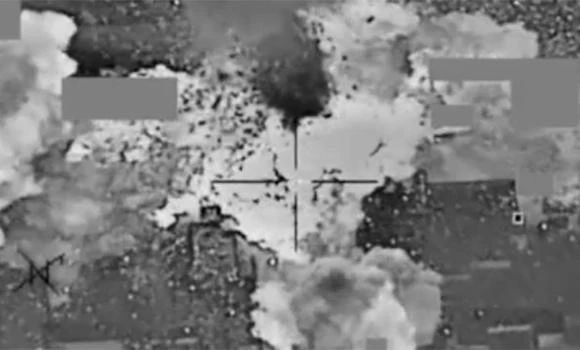 Pentagon releases video of strike on Daesh cash
