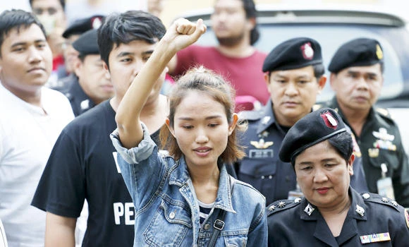 Thailand arrests 4 activists over attempted protest