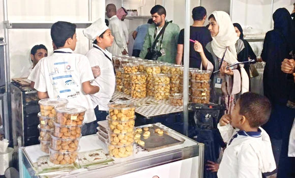 Children learn to trade at Small Traders Market