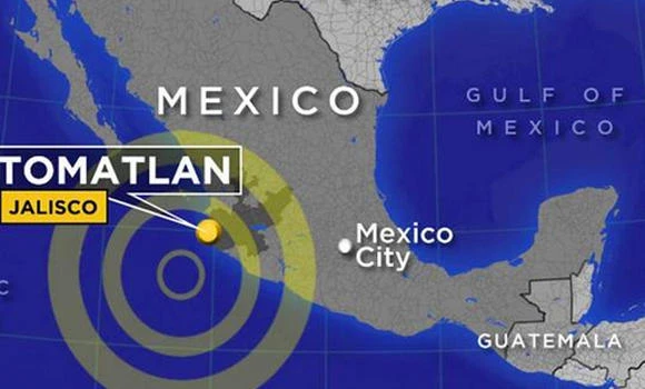Quake hits off Mexico