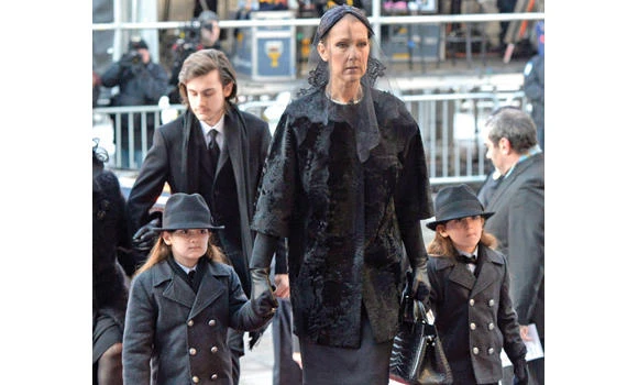 Dion’s husband honored in elaborate funeral