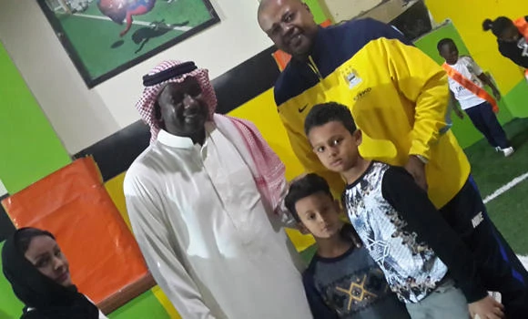 Soccer stars take part in learning through entertainment event